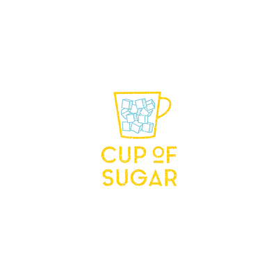 Cup of Sugar graphic design logo