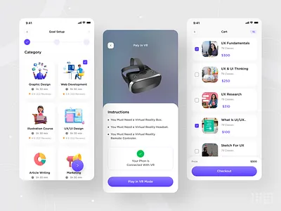 Education App - ITO Team 3d courses e learning education education app education website educational edutech edutech app group study ios app learning learning app learning platform lesson minimalistic online course online study student app