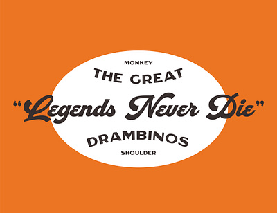 Legends Never Die baseball design legends never die orange sandlot whiskey