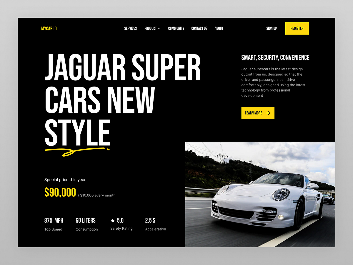 Browse thousands of Car Web images for design inspiration | Dribbble