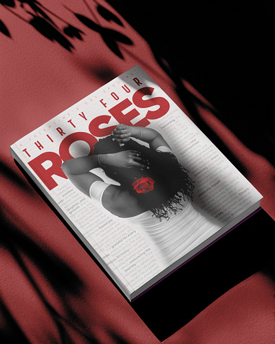 34 Roses graphic design visual design