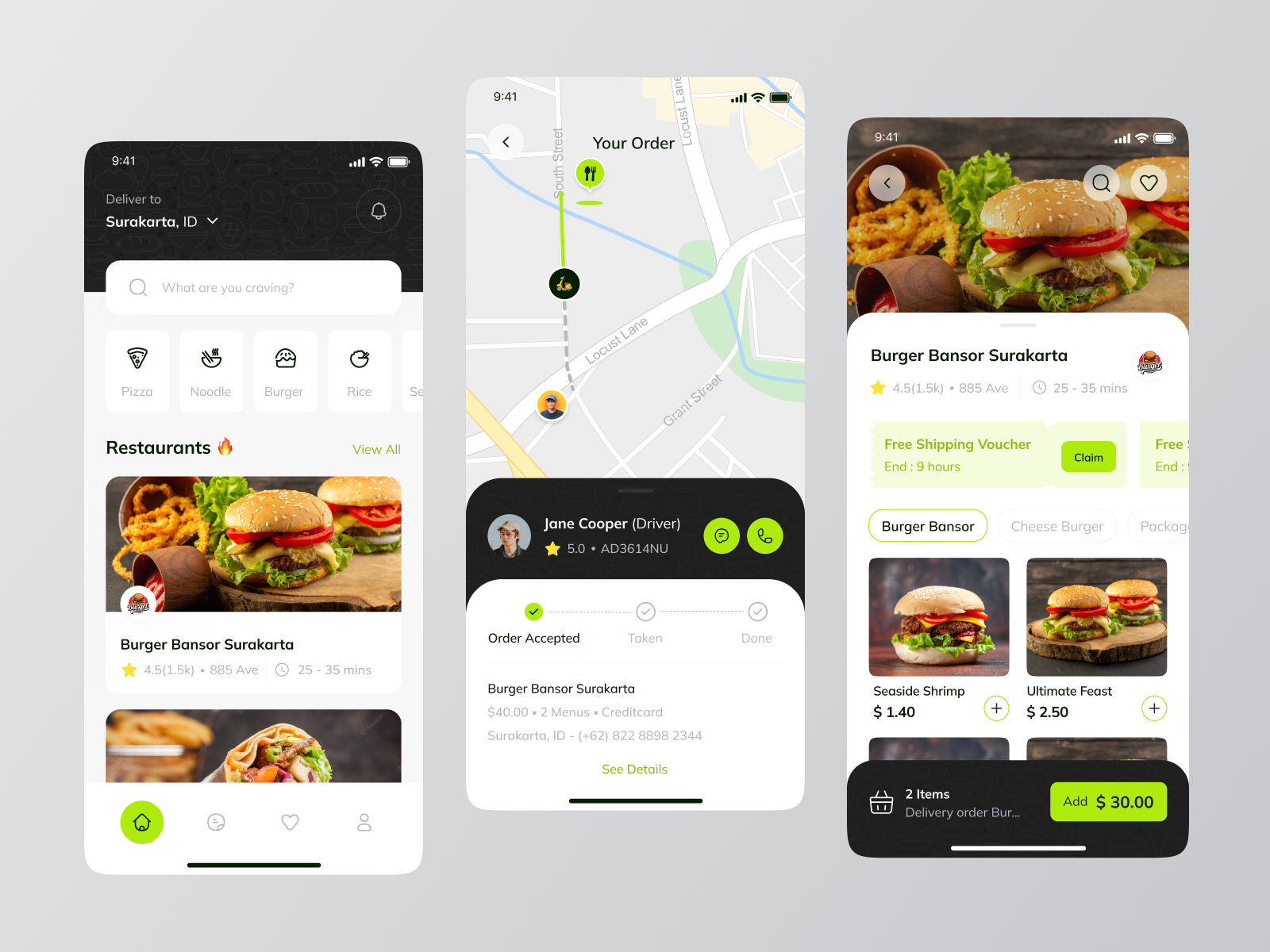 Foodama - Food Delivery Mobile App 🍔 By Fandit Giovani® For Odama On ...