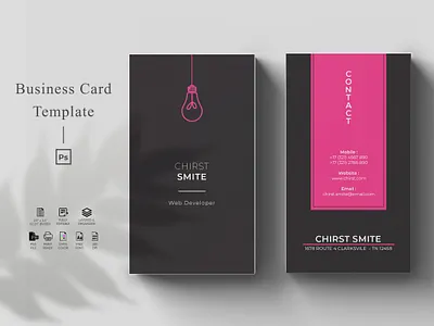 Web Developer Businees Card - Vol.03