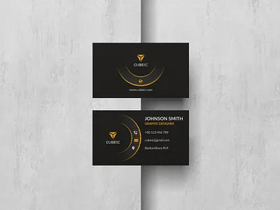Business card - Cubeic adobe illustrator adobe photoshop branding business business card card clean corporate creative design graphic layout modern print professional simple stationery template vector visiting card