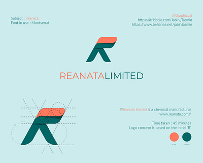 Reanata Limited logo design branding branding design corporate design design illustration logo logo design minimal minimal design typography vector