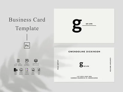 Minimal Business Card - Vol.06