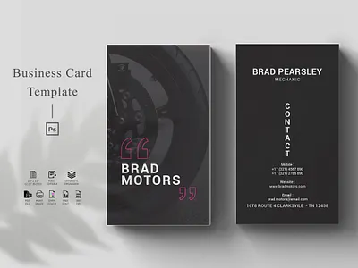 Mechanic Business Card - Vol.07