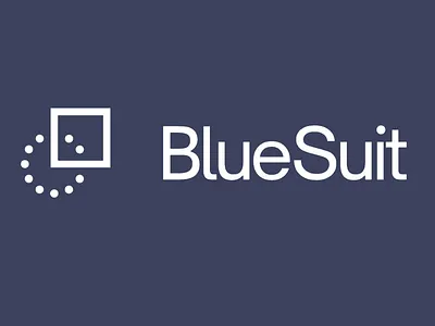 Blue Suit Modern Logotype Design blue blue background blue suit brand identity branding company company brand company logo creative creative design design logo logotype minimalistic design modern modern design typo typography design white white typography