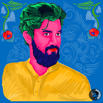 Rickshaw Painting Portrait art station of saikat bangladeshi bangladeshi artist bangladeshi design bangladeshi folk art bangladeshi rickshaw painting design digital illustration digitalart folkart illustration rickshaw art rickshaw art bangladesh rickshaw paint bangladesh rickshaw painting rickshaw painting portrait vector