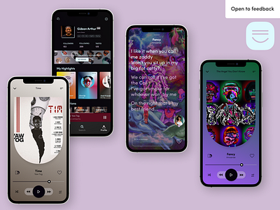 Sonnet Music Player UI figma figmaafrica ios ui visual design