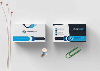 Business Card PSD Templates branding design icon logo template ui ux vector web