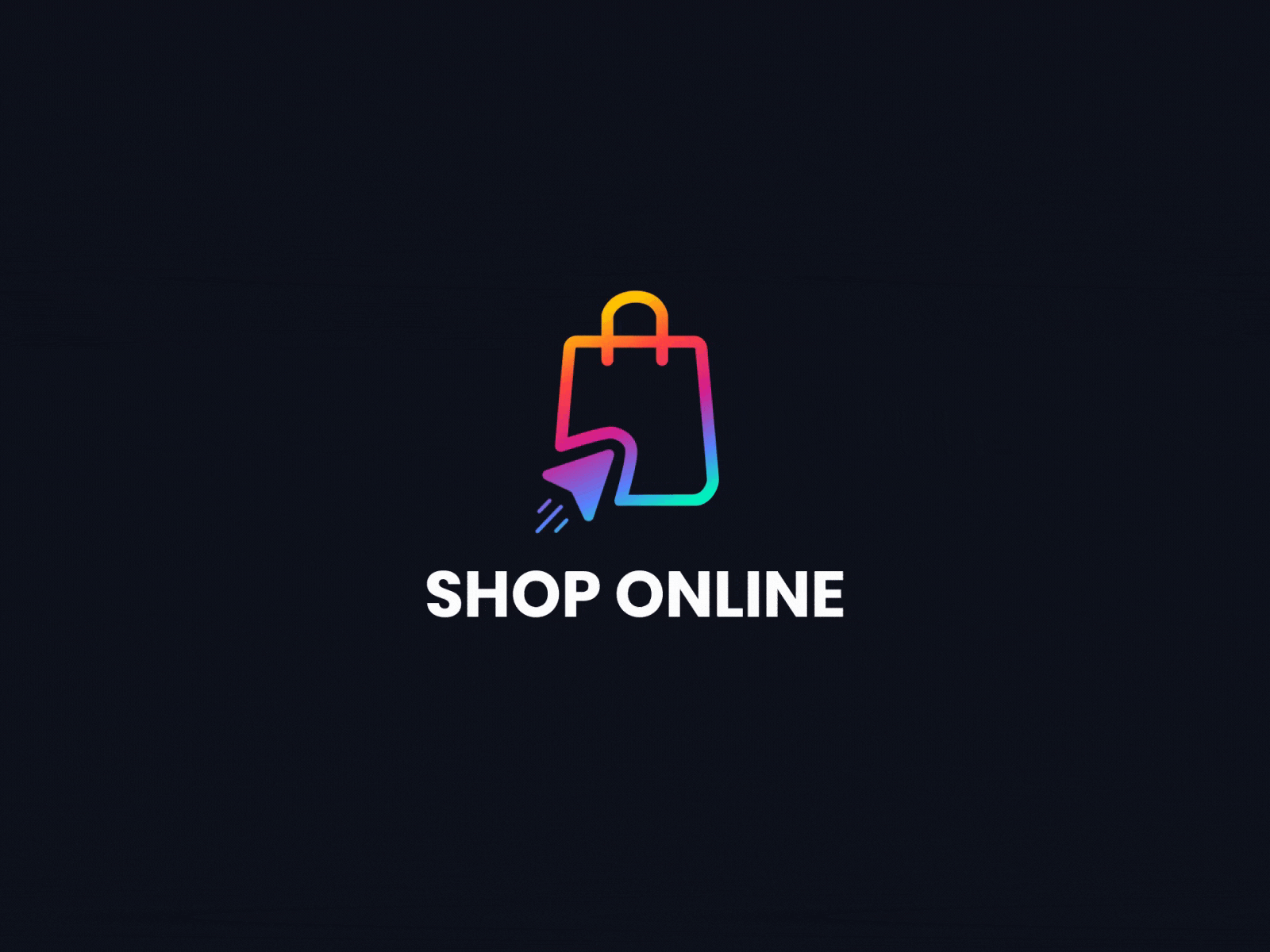 Shop Online Logo Animation after effects animation animation 2d animation after effects animation design logo animation logo animations