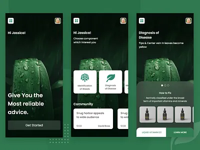 UI Design :: Plant Problem Diagnostic app design mobile mobile app mobile app design mobile design mobile ui plant ui ui ux ui design uidesign uiux ux ux ui ux design uxui