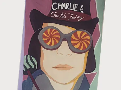 Book Cover- Charlie and the Chocolate Factory art artwork creative painting sketch