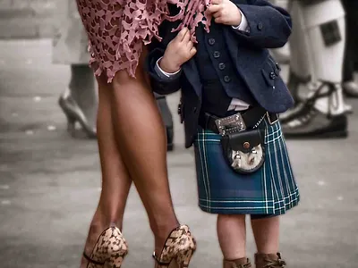 Custom Made Baby Kilt app branding design icon illustration kilt logo menkilts scotland scottish tartan kilt tattoo typography ui ux vector