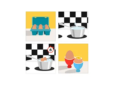Egg cartoon animation boiled egg cartoon illustration egg food illustration illustration art