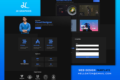 Web design for personal resume blue website personal branding resume design resume template web designer website resume