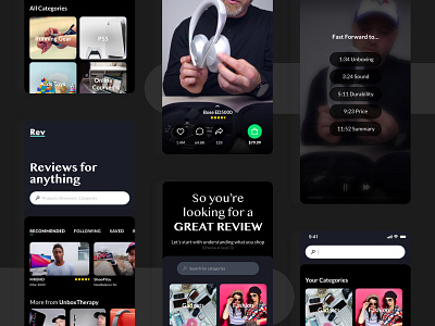 Reviews App design mobile mobile app product design ui ux