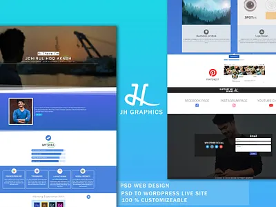Personal website design portfolio showcase branding graphic design illustration minimal webdesign website design