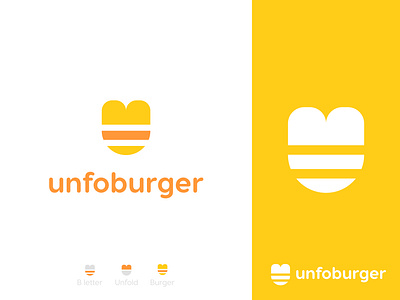 unfoburger logo design agency b letter logo brand brand identity branding burger burgers colors fast food logo fastfood food icon idenity identity design illustration logo logo mark logodesign logotype negativespace
