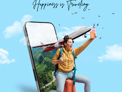 Social Media Travel Banner advertising brand design brand identity branding design facebook ads facebook banner graphic design instagram ad instagram banner instagram banner design instagram template social media advertising social media banner social media pack social media templates travel agency travel app travel banner traveling