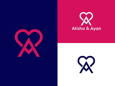 Letter A Love Logo a love icon atisha logo ayan logo branding creative logo design letter logo mark logo logo design logo love logos logotype love a logo love icon love logo lovely logo minimal typography ui ux