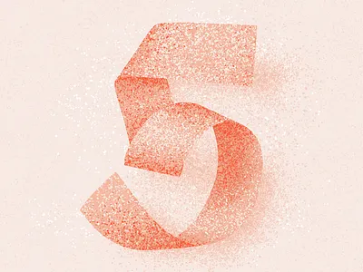5 36 days 5 36 days of type 36 days of type 08 36 days of type 2021 36daysoftype 5 alphabet five lettering number 5 number five texture type typography