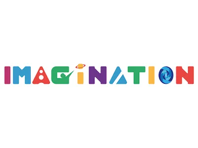 Imagination typography vector