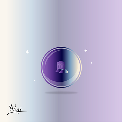 Gradient Ball adobe illustrator design gradient illustration illustrator purple vector vector illustration