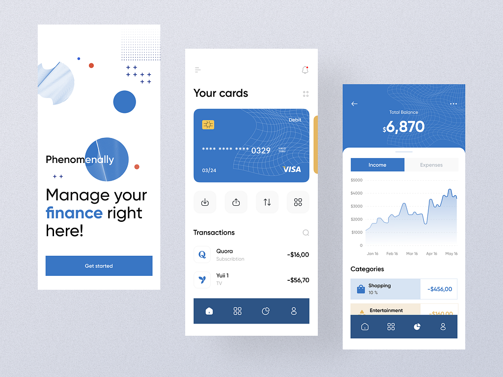Digital Banking App by Yev Ledenov for Ledo on Dribbble