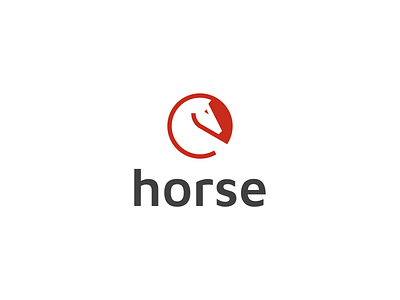 Horse logo concept brand branding design graphic illustration logo typography ui ux vector
