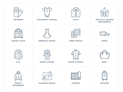 Dry cleaning services icons set👗 2d accessories bags categories clothes clothing design dry cleaning graphic design icons illustration knitwear laundry repair services shoes suitcase textile ui vector