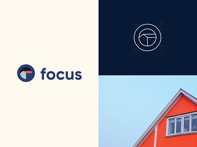 Focus Studio Logotype architecture art direction brand identity branding branding design clean design construction design elegant exploration eye focus house logo logo design logotype mark monogram studio symbol