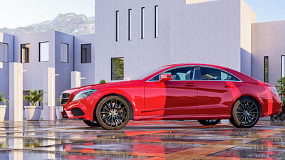 Mercedes CLS 500 4MATIC Coupe 3d automotive car cinema4d design exterior exterior design exterior rendering lumion render rendering