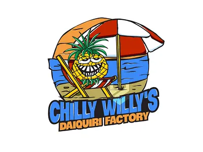 the pineapple is enjoying his vacation design illustration logo vector