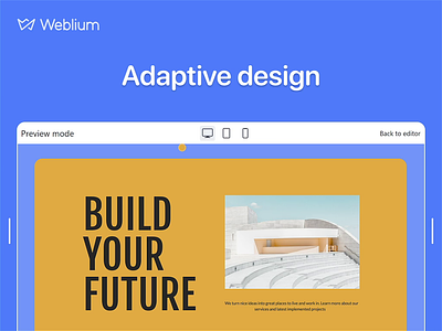 Weblium – the effortless website builder design idea illustration layout logo template ui usa user ux uxdesign web web design webdesign website website concept website design website template