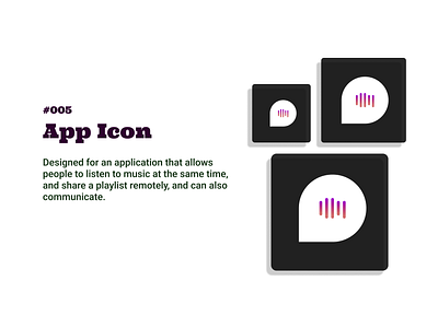 App Icon l Daily UI #005 app dailyui design figma icon logo ui vector