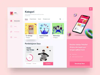 Asah Skills - Learning Skills Web 2021 trend 3d website app clean dashboard app dashboard design dashboard ui design dribbble figma learning learning app learning platform minimal ui uidesign ux web webdesign website