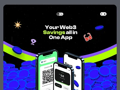 Flip Landing Page app crypto cryptocurrency dapp dark mode figma fintech graphic design hero homepage landing page mobile app product ui ux web app web3 website