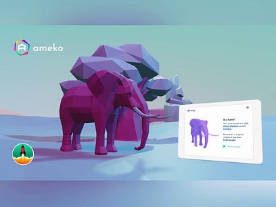 Ameko: Product Design 3d 3d animation animals animation branding cell shaded design design for kids game design gamification logo design low poly pokemon ui ui design visual design