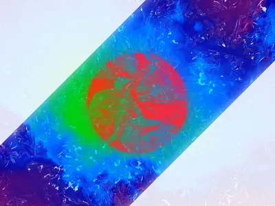 Crinkle 2d art colors creative design geometry graphics shapes simple vector