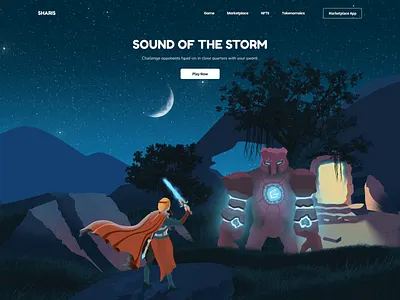 Sharis // Landing Page - Animation animation design illustration motion graphics ui ux website