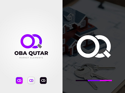 OBA Qutar Logo brand branding branding design design illustration letter letter logo letter logos logo logo design logodesign logodesigns o logo oba qutar logo oba qutar logo oq logo q logo typography vector