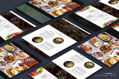 WOUM RESTAURANT Ui design branding concept creative design facebook food google graphic design mockups regular regular show uidesign unique uxdesign webdesign