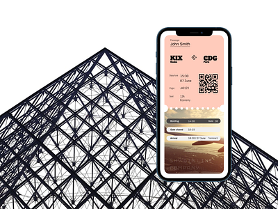 Boarding Pass - day024 boarding pass boardingpass daily ui daily ui 024 dailyui dailyuichallenge day024 design figma mobile mobile app mobile ui ticket travel traveling trip ui uidesign