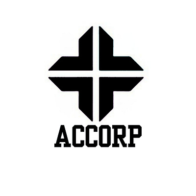 Accorp Logo Design (Black) art art branding design design vector fashion icon illustration letter k letter k logo letter logo logo logo concept logo deisgn logo design minimal minimalist mockup simple sketch ui