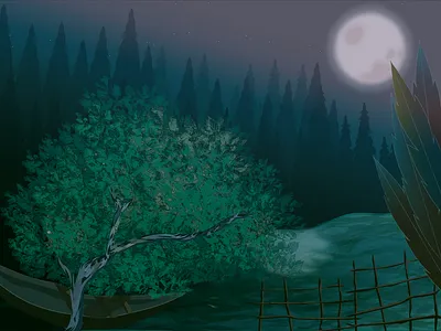 Midnight Blues adobe illustrator adobe ilustrator adobe photoshop artwork blues creative creative design digital art digital illustration digitalartist ideas illustration imagination landscape illustration midnight moonlight nature nature art scenery vector illustration