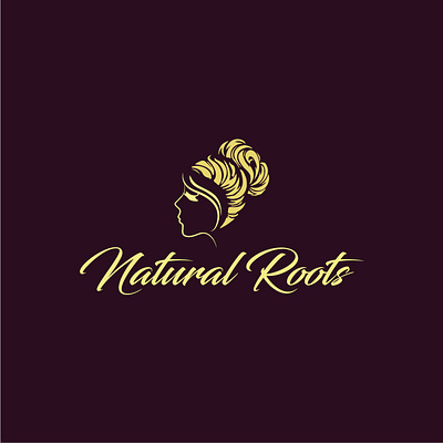 Natural Roots beauty logo brand logo branding creative logo face logo hearbs logo illustraion leaf logo logo natural logo