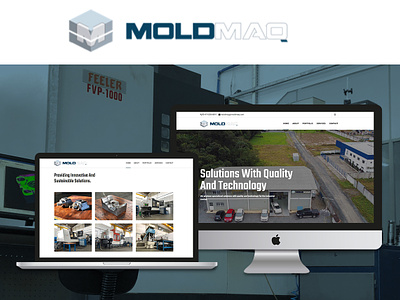 MoldMaq graphic design machinery production uiux user interface design web design webapp website