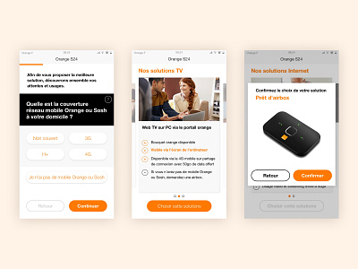 Mobile UI app mobile telecoms uxui
